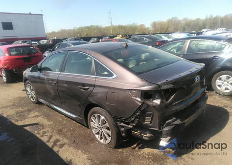 2016 Hyundai Sonata Sport z USA, uszkodzony, nr VIN 5NPE34AF8GH317383